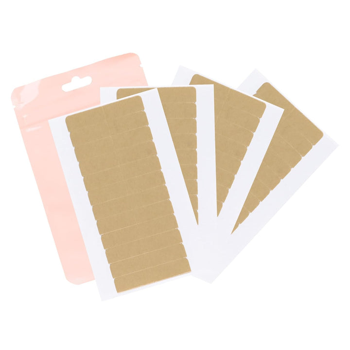 Hair Extension Tape Double Sided Adhesive Replacement Tape, Professional Strong Tapes for Tape in Hair Extensions 72Pcs, 1.6 * 0.3Inch per Piece