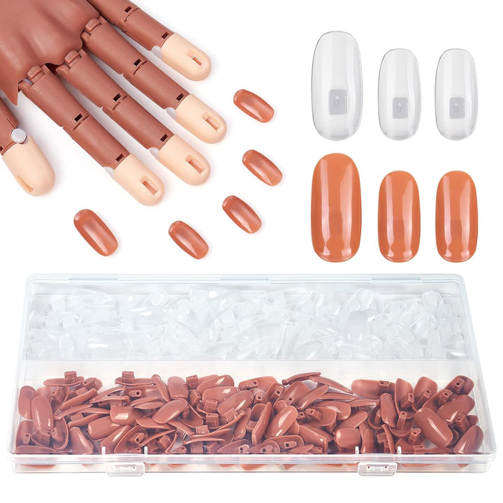 Magnetic Practice Hand for Acrylic Nails: Flexible Fake Nail Training Hand Practice - Manicure Hand Practice Kit for Beginners