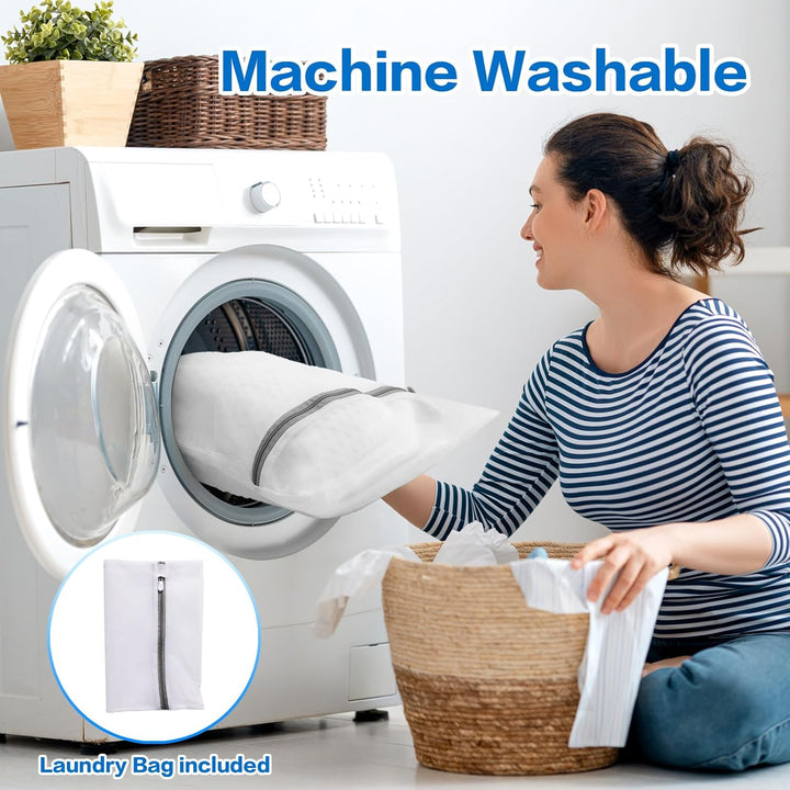 Non Slip Bath Pillows for Tub, 10 Enhanced Suction Cup Bath Pillow for Women Relaxing, Bath Tub Pillows for Head and Neck, Bath Pillow Luxury Bathtub Pillow, Spa Bathtub Pillow for Soaking Tub