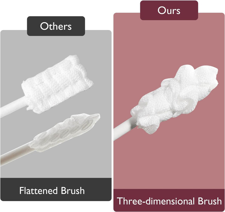 Baby Tongue Cleaner Gauze, Baby Toothbrush Disposable Oral Cleaner, Toddler Tooth Brush for Tooth Mouth Gum Clean, Infant Toothbrush Oral Cleaning Stick, Baby Oral Cleaner Newborn, 40 Count