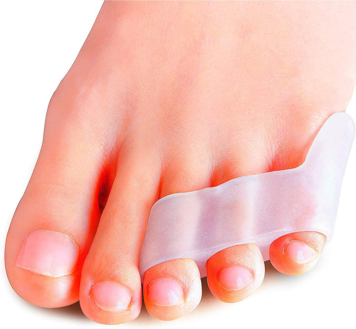 10 Pack Pinky Toe Separator and Protectors for Overlapping Toe, Curled Pinky Toes - Spacers for Morton'S Neuroma Pain Relief