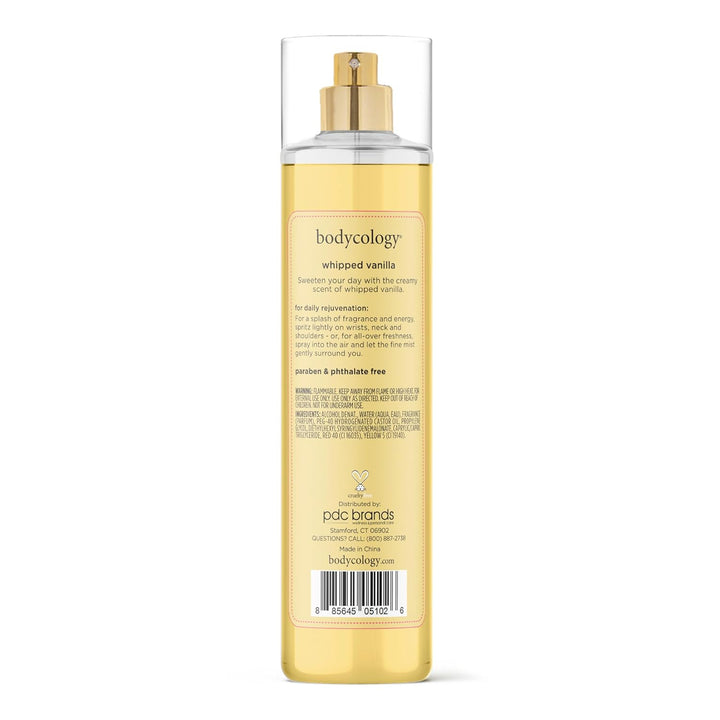 Long-Lasting Fragrance Body Mist, Whipped Vanilla, 8 Fl Oz