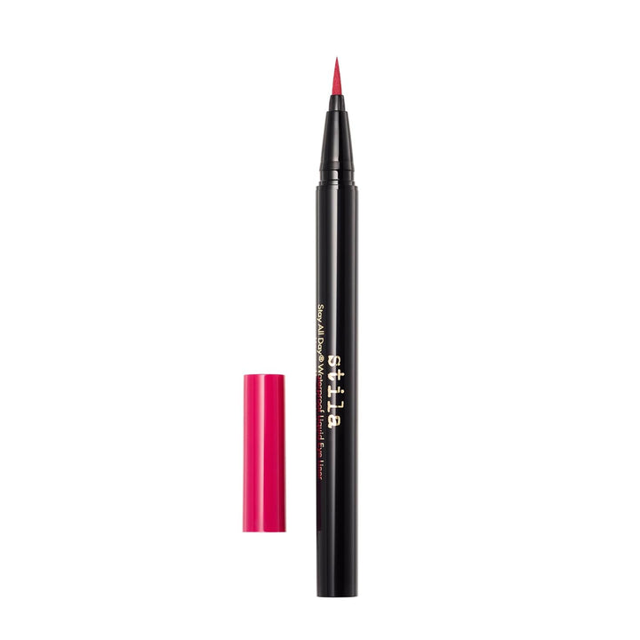 Waterproof Liquid Eye Liner, Stay All Day Makeup with Fine Brush Tip Lasting Satin Finish, Smudge-Proof & Transfer-Resistant