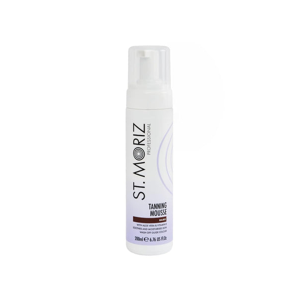 St Moriz Professional Dark Self Tanner Mousse - Sunless Instant Self Tanning Foam for a Deep, Natural Looking Fake Tan - with Aloe Vera & Vitamin E (6.76 Fl Oz)