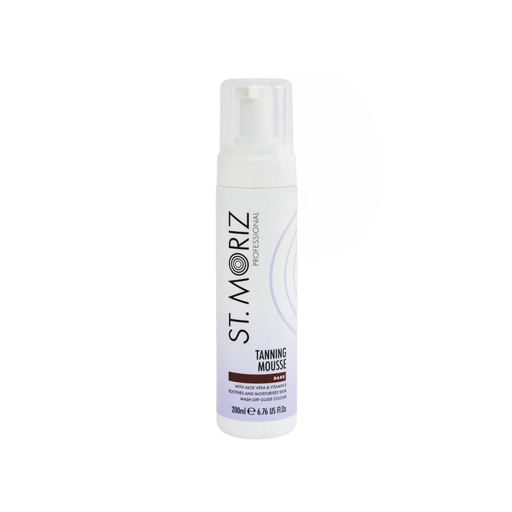 St Moriz Professional Dark Self Tanner Mousse - Sunless Instant Self Tanning Foam for a Deep, Natural Looking Fake Tan - with Aloe Vera & Vitamin E (6.76 Fl Oz)