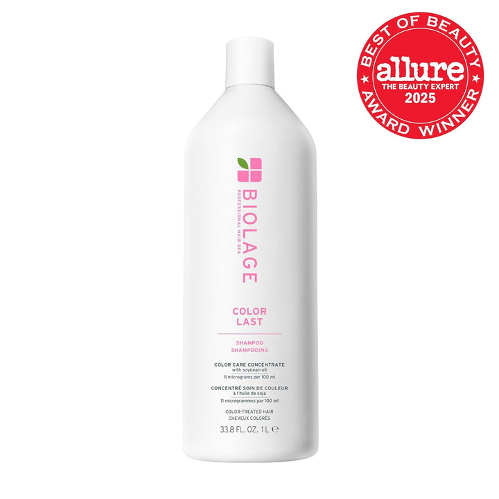 Biolage Color Last Shampoo - for Color-Treated Hair, Nourishes, Strengthens, Hydrates and Adds Shine, Soybean Oil & Stearic Acid, Paraben & Mineral Oil-Free, Vegan