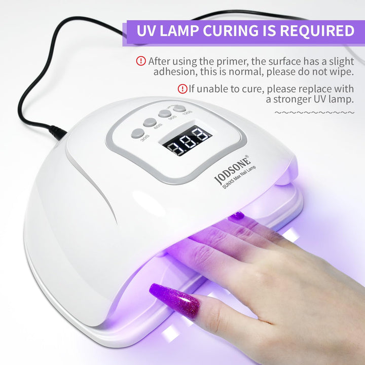 2 Bottles 10Ml of Top Coat Base Coat Gel Polish Set Bright Surface at Home DIY Nail Salon Girl Gift, Transparent