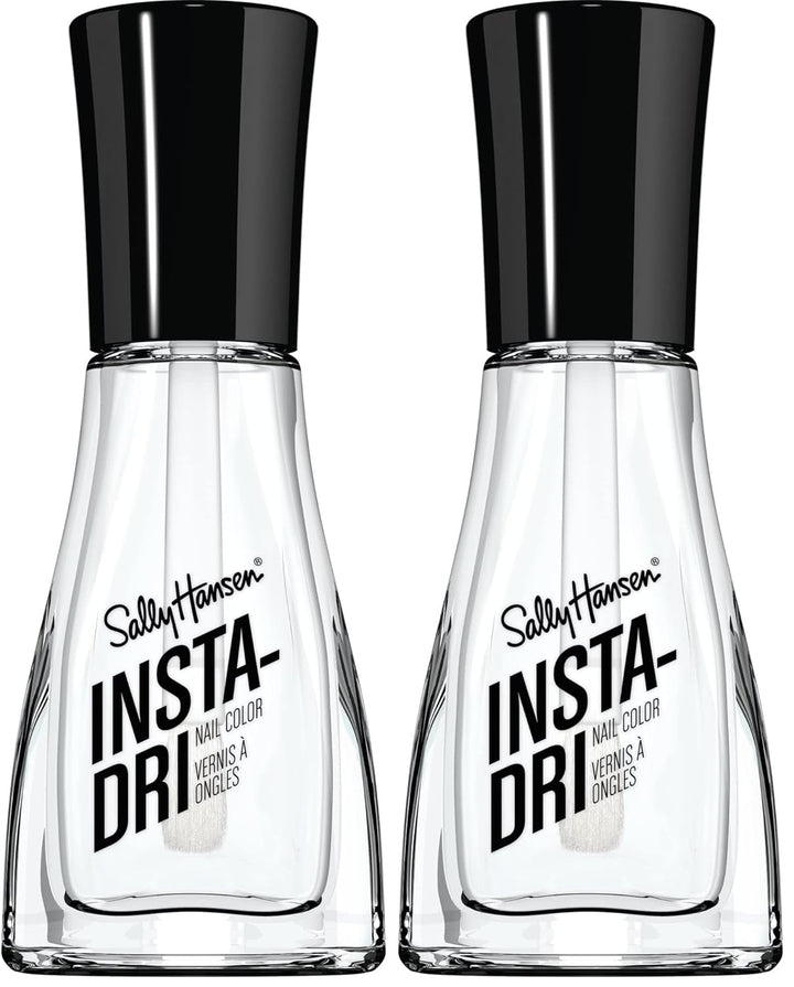 Insta-Dri, Back to Black, Quick Dry, Long Lasting, Opaque, Shinyblack Nail Polish