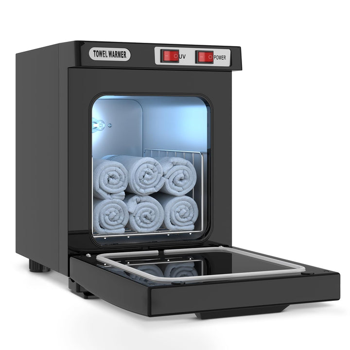 Hot Towel Warmer, Spa Towel Cabinet 5L Professional Mini Towel Heater, Towel Warmer for Facials SPA Barbershop Esthetician (White)