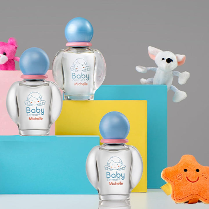 Michelle Baby Cologne, Unisex Floral Perfume for Babies, 2 Fl. Oz.