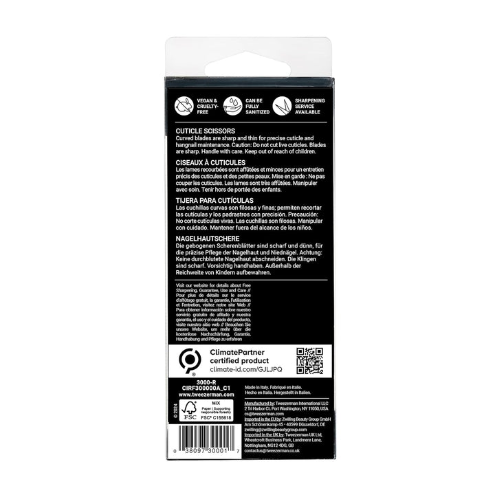 Long Lasting Sharp Cuticle Scissors, Nickle Plated