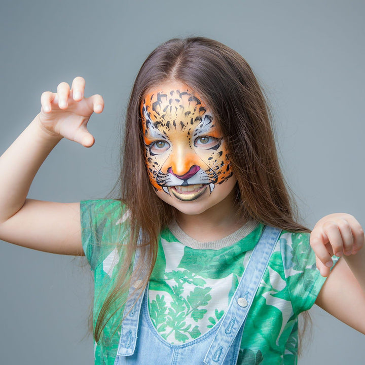 4 Color  Water-Based Airbrush Face and Body Paint Make-Up Kit