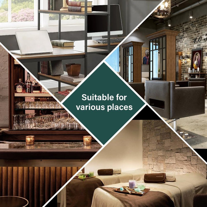 Black Classic Swivel Stool with Wheel for Salon Work Home SPA Shop Height-Adjustable and Cost-Effective Rolling Stool Chair Small