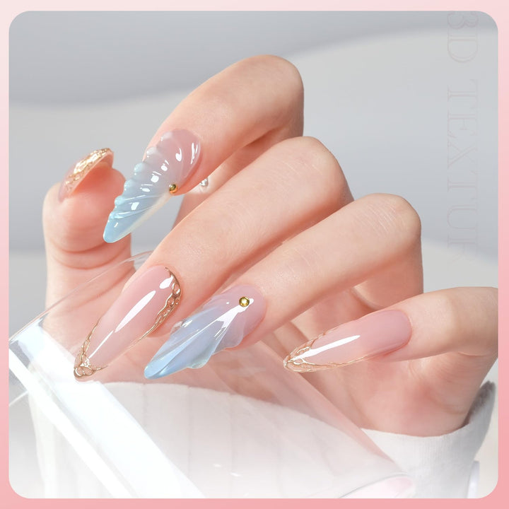 3D Nail Gel, 15G Clear Sculpting Gel for Carving, Molding and Painting Nail Art Designs, Rhinestone Glue for Gems Decoration