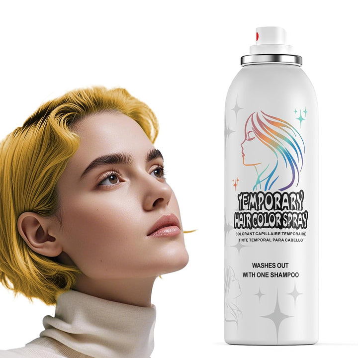 Purple Temporary Hair Color Spray - Gentle Formula, Washable & Non-Sticky | Instant Hair Dye Alternative for Adults | Halloween, Costume, Party Makeup, 150Ml