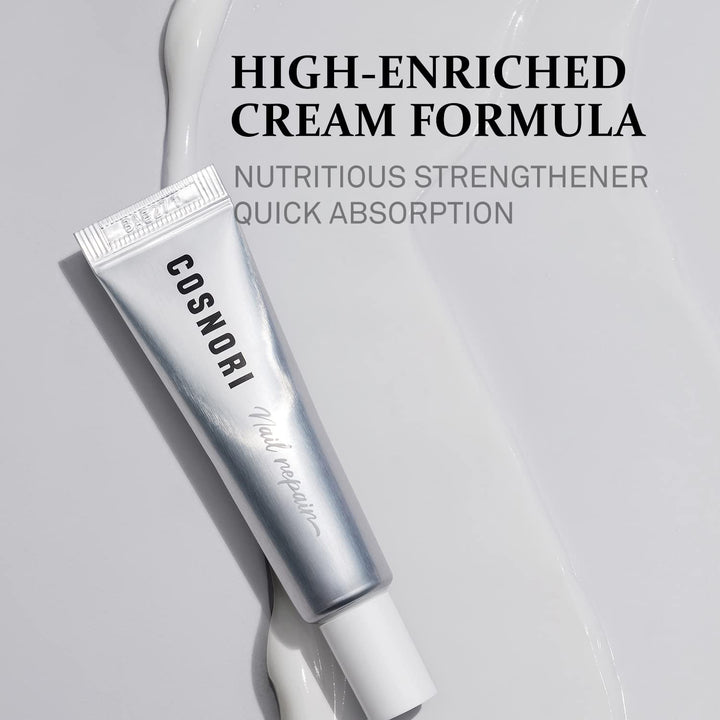 Silk Repair Nail Cream - Intensive Nail & Cuticle Hydration with Silk-Fibroin - Non Oily Formula - for Dry & Damaged Nails - Gel Nail Recovery, 15Ml (0.5 Fl. Oz.)