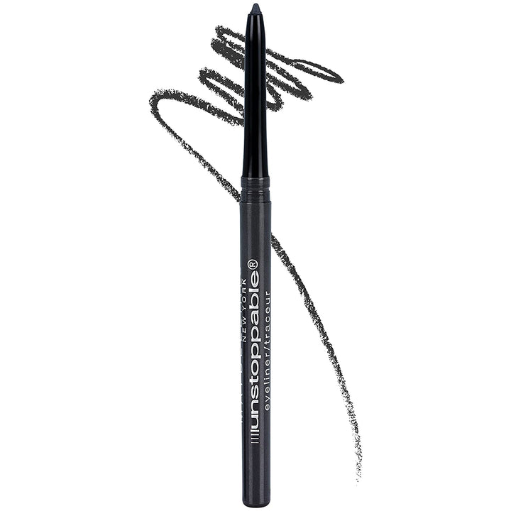 Unstoppable Waterproof Mechanical Black Eyeliner Pencil, Easy to Apply, Smooth Glide, up to 24 Hour Wear, Onyx