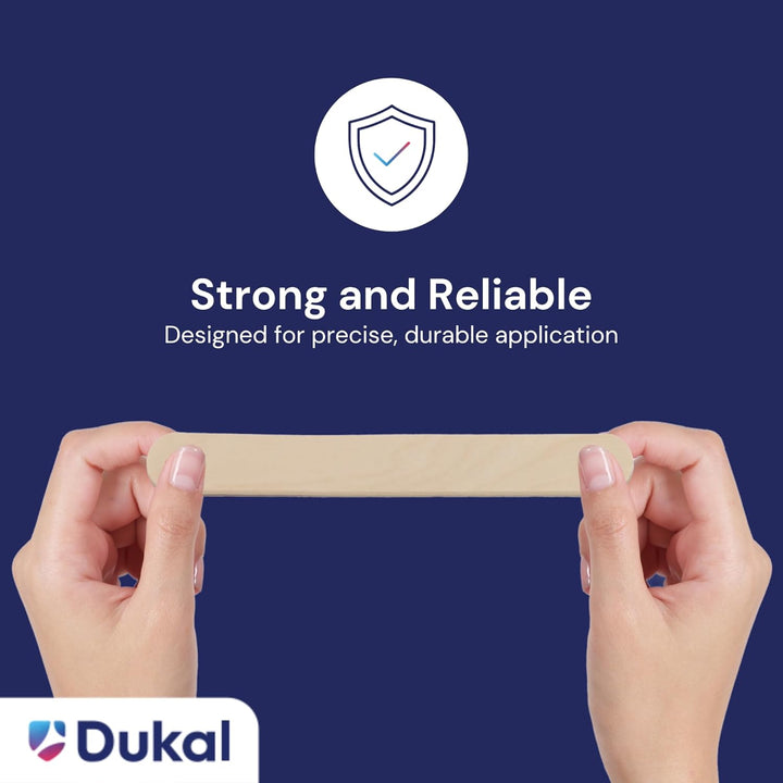 Large Wooden Wax Sticks - Body Hair Removal Applicator for Waxing, ¾” X 6” (Pack of 100)