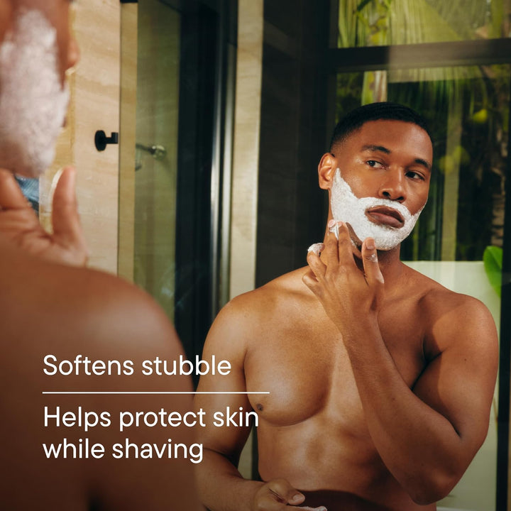 Shaving Cream for Men with Aloe and Eucalyptus - (2 Pack) 6 Oz - Conditions Skin and Softens Facial Hair for Shaving - Safe for Sensitive Skin