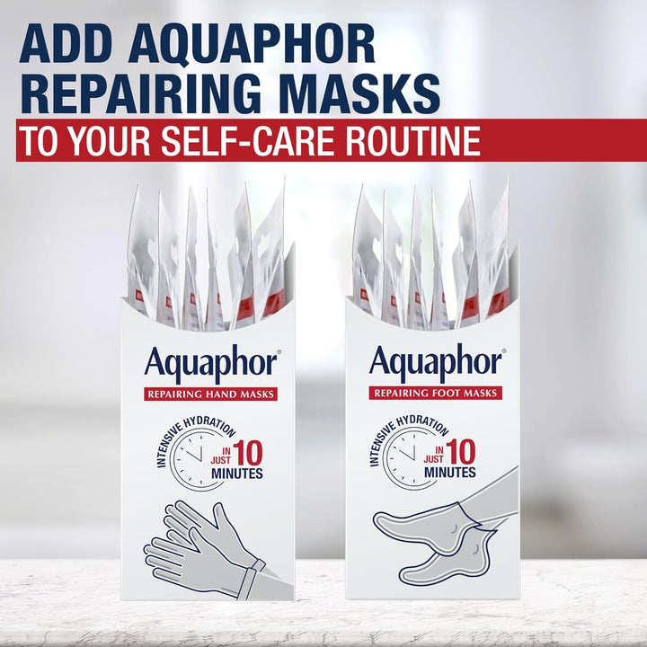 Repairing Hand Masks, Moisturizing Gloves for Dry Hands, Moisturizer for Dry Skin with Avocado Oil and Shea Butter, Pack of 6