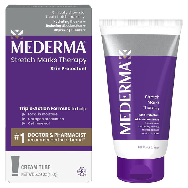 Stretch Marks Therapy - Prevents & Treats Stretch Marks, Safe for Pregnancy & Breastfeeding, Hydrates & Nourishes Skin, 5.29 Oz (150G)