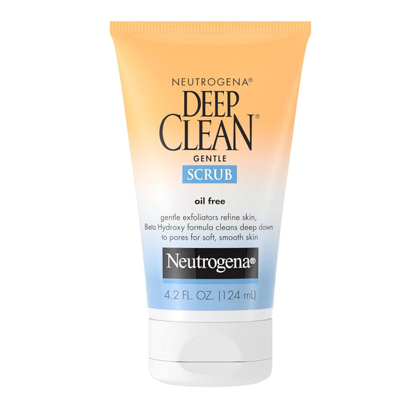 Deep Clean Gentle Daily Facial Scrub, Oil-Free Cleanser 4.2 Fl. Oz