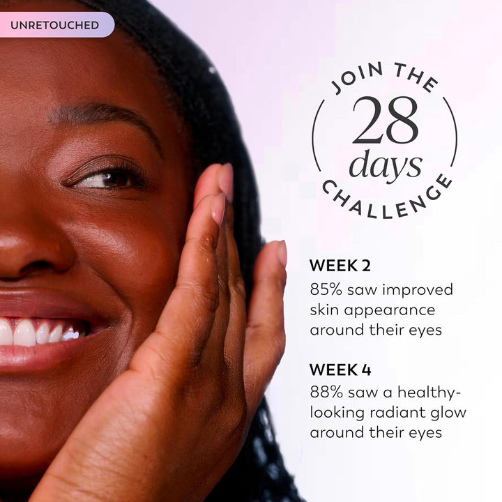 Super Eye Serum - Vitamin C, Caffeine, Niacinamide, Amino Peptide, Aloe Vera - Brightens Dark Circles, Anti-Wrinkle, Anti-Aging, Brightening, Smooths Fine Lines, Firming, Hydrating, 0.45 Oz