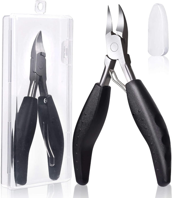 Heavy Duty Ingrown Toenail Clippers, Professional Toenails Trimmer, Podiatrist Toe Nail Clippers for Thick Nail & Ingrown Toenails, Sharp Curved Blade, Pedicure Tools.