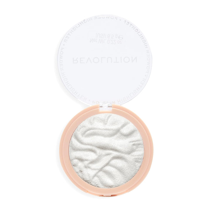Revolution, Reloaded Pressed Powder Highlighter, Intensely Pigmented for a High Impact Dewy Finish, Dare to Divulge, 0.22 Oz