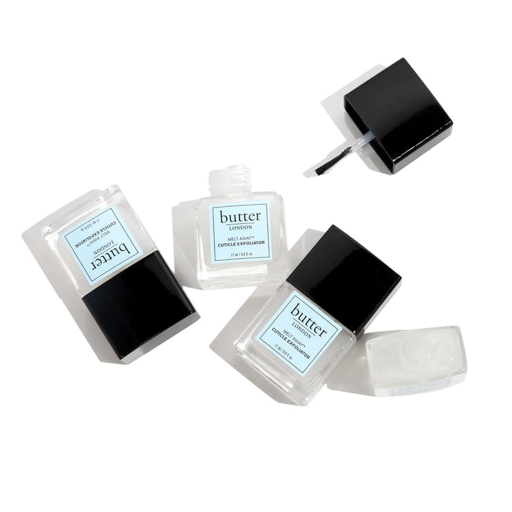 Cuticle Remover Liquid, Melt Away - Cuticle Softener Oil Exfoliator Gently Removes Dry & Overgrown Skin - Nail Care for Clean & Healthy-Looking Nails, Home Manicure & Pedicure