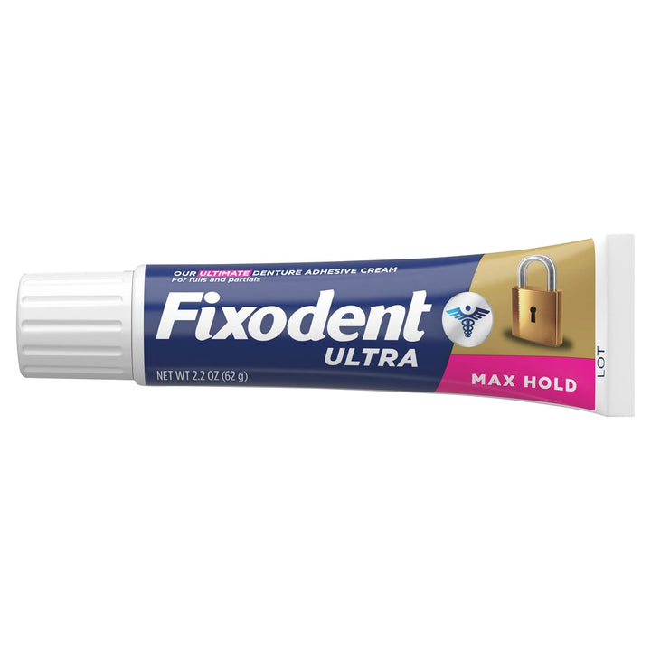 Ultra Max Hold Denture Adhesive, 2.2 Ounce (Pack of 2)