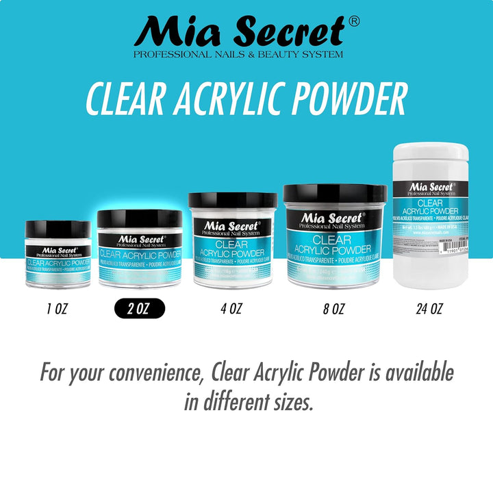 Clear Acrylic Powder (2Oz)