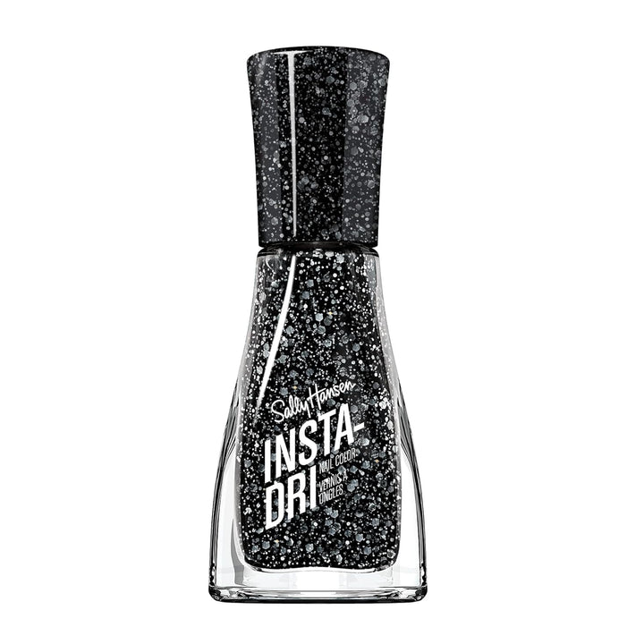 Insta-Dri, Back to Black, Quick Dry, Long Lasting, Opaque, Shinyblack Nail Polish