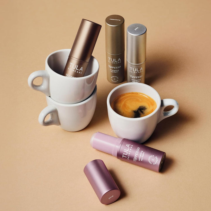 Skin Care Spresso Energizing Eye Balm - Energizing & Hydrating Caffeine under Eye Treatment for Dark Circles, Portable and Perfect to Use On-The-Go, 0.35 Oz.