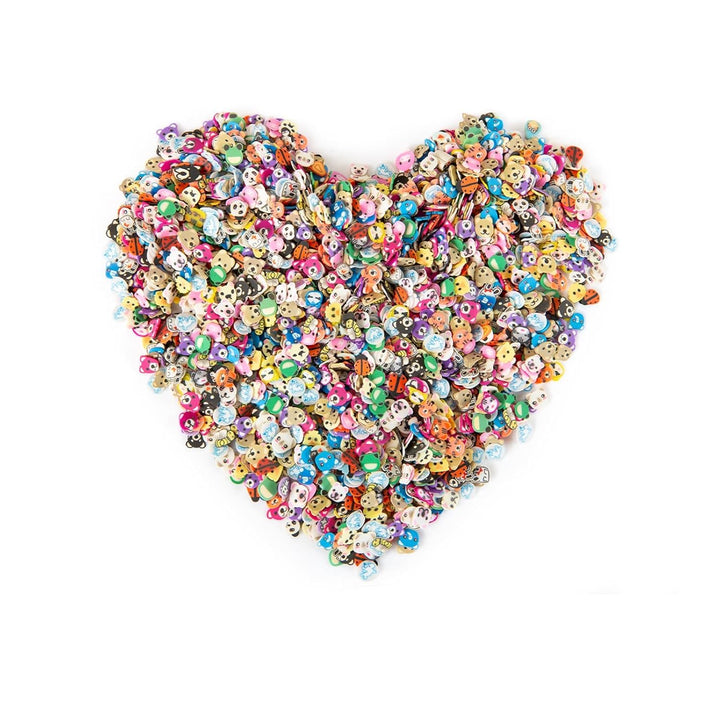 5000PCS Nail Art Slices - Cute Design Polymer Clay Slices for Nail Art, Slime Making, DIY Craft (Halloween)