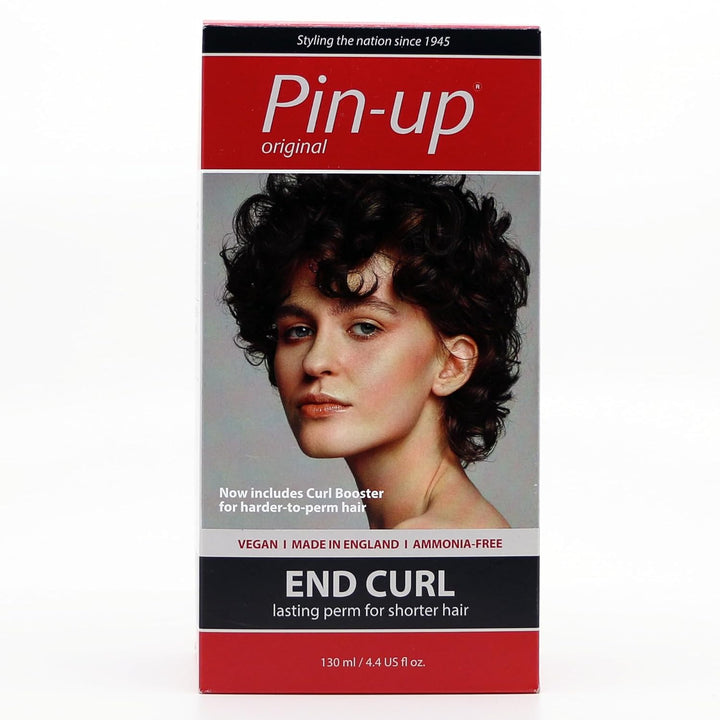 Pin-Up End Curl Home Perm for Short Hair, Defined and Long-Lasting Results 130Ml