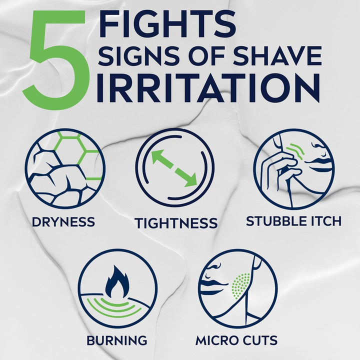 MEN Sensitive Soothing Post Shave Balm with Vitamin E, Pro-Vitamin B5 and Chamomile Extract, Alcohol Free after Shave Balm for Men, 3.3 Fl Oz Bottle