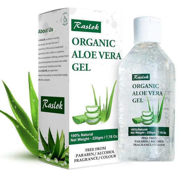 Aloe Vera Gel | 100% Pure Natural Aloe Gel for Moisturizing Face Skin & Hair Care,Durable Moisturizing Hydrating Soothing, Non-Sticky (7.7 OZ)