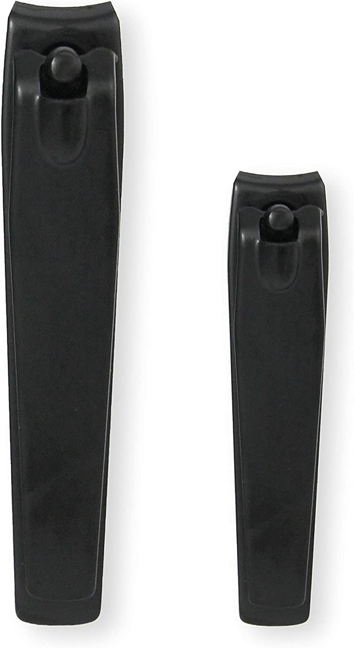 Toenail Clipper and Fingernail Clipper Set, Black