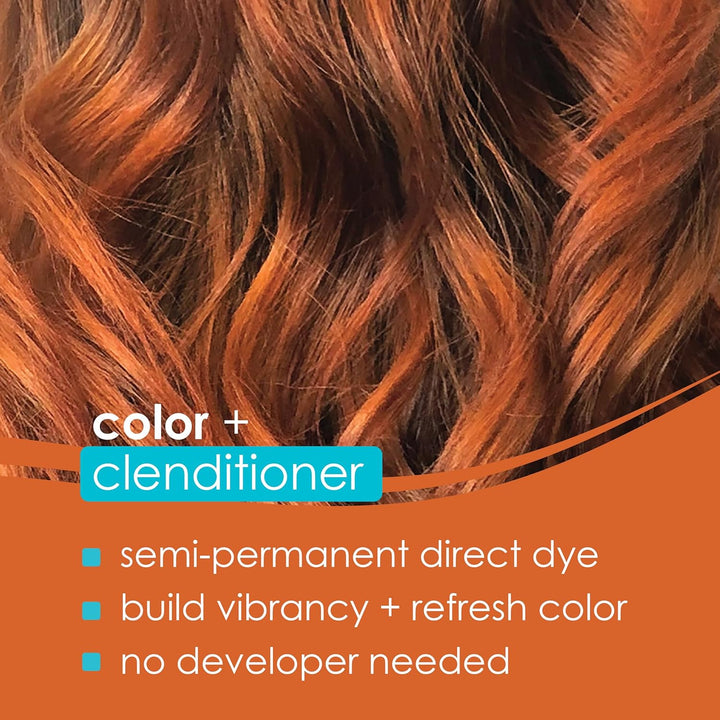 Color + Clenditioner 3-In-1 Color-Depositing Conditioner, Gently Cleanses & Conditions, Semi-Permanent Hair Color, 23 Shades, 12 Fl Oz