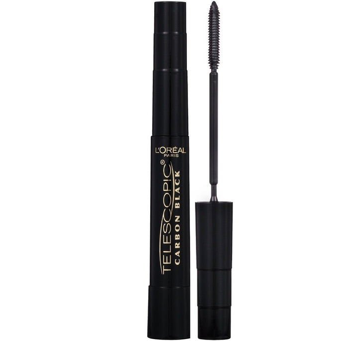 Makeup Telescopic Original Lengthening, Lash Separating Mascara with Dual Precision Brush, Washable, Blackest Black, 0.27 Fl Oz., 1 Count