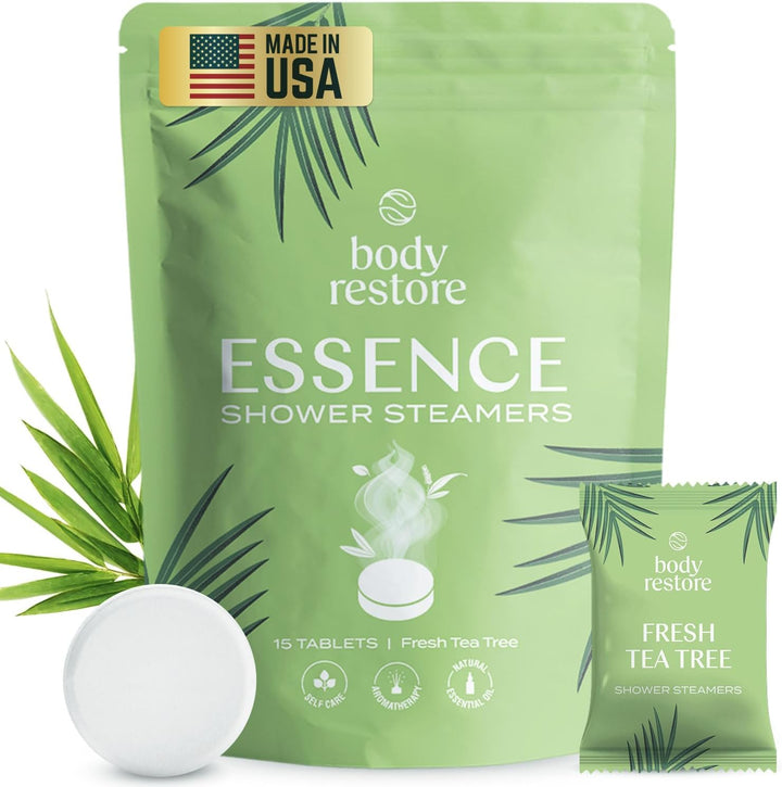 Shower Steamers Aromatherapy 6 Pack - Boo Basket Stuffers for Women, Christmas Stocking Stuffers, Birthday Gifts, White Elephant, Relaxation, Self Care, Spa Shower Bombs - Bloom