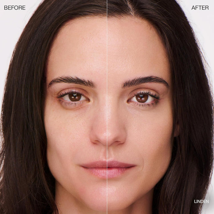 Complexion Perfecting Liquid Foundation - Lightweight Tinted Moisturizer for Face (Linden 1.25N - Light Beige, Neutral Undertone) - with Vitamin C & Jojoba Oil - Certified Organic & Made in USA