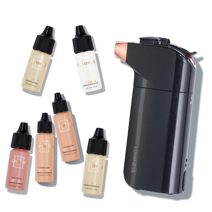 Breeze 2 Airbrush Makeup System - Rechargeable Airbrush Kit - Cordless Spray-On Make up Airbrush Kit - Portable Makeup Sprayer with No-Mess Tip - Airbrush Foundation Kit