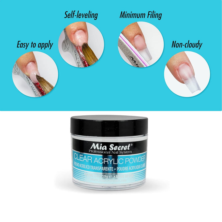 Clear Acrylic Powder (1Oz)