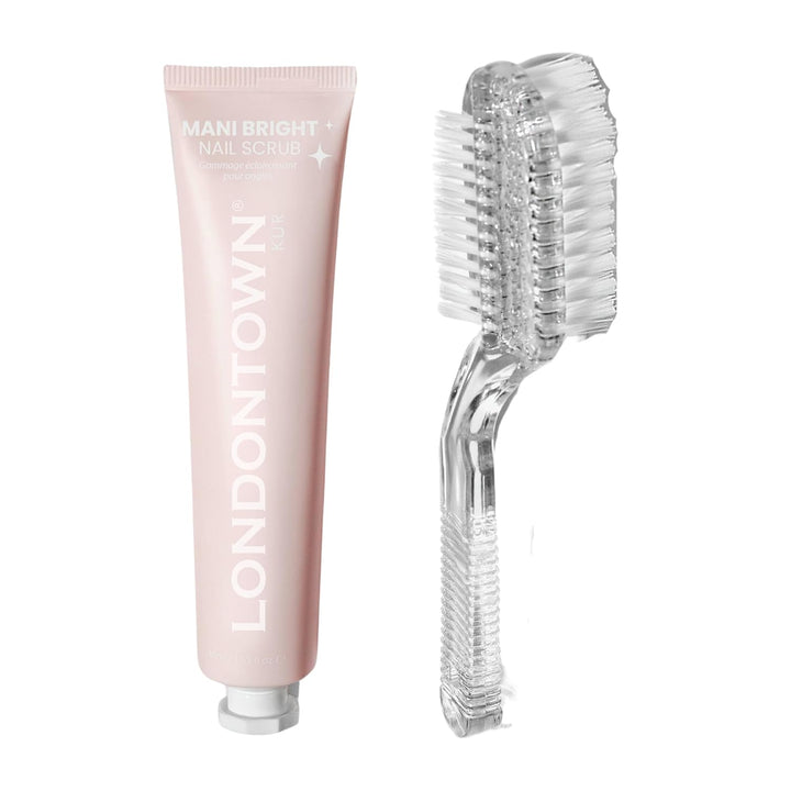 Mani Bright Nail Scrub - Brightening Nail Whitener for Hands & Feet to Combat Stains Discoloration Yellow Dullness, 1.5Fl Oz