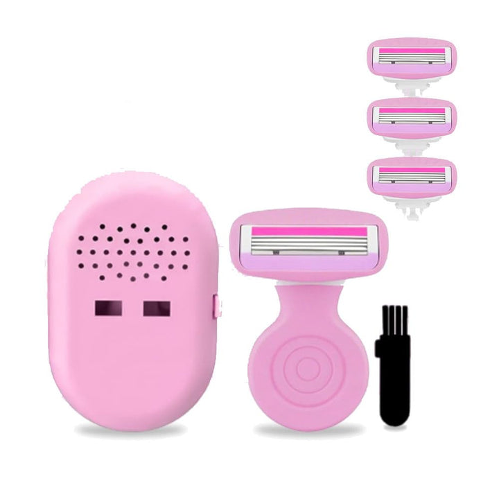 New Women'S Anti-Scratch Razor, Safety Razor, Designed for a Close, Smooth Shave and Shave Standard 1 Blade (Green + 3 Tips)