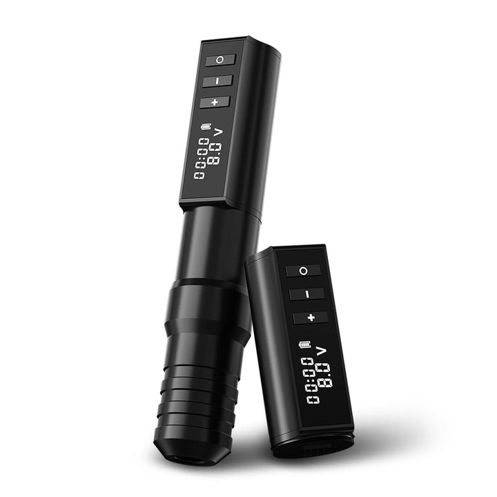 Tattoo Gun Kit -  Tattoo Kit Complete Wireless Tattoo Machine 2400Mah Power Supply 20Pcs Cartridge Needles Tattoo Ink Practice Skin Bandage for Beginners