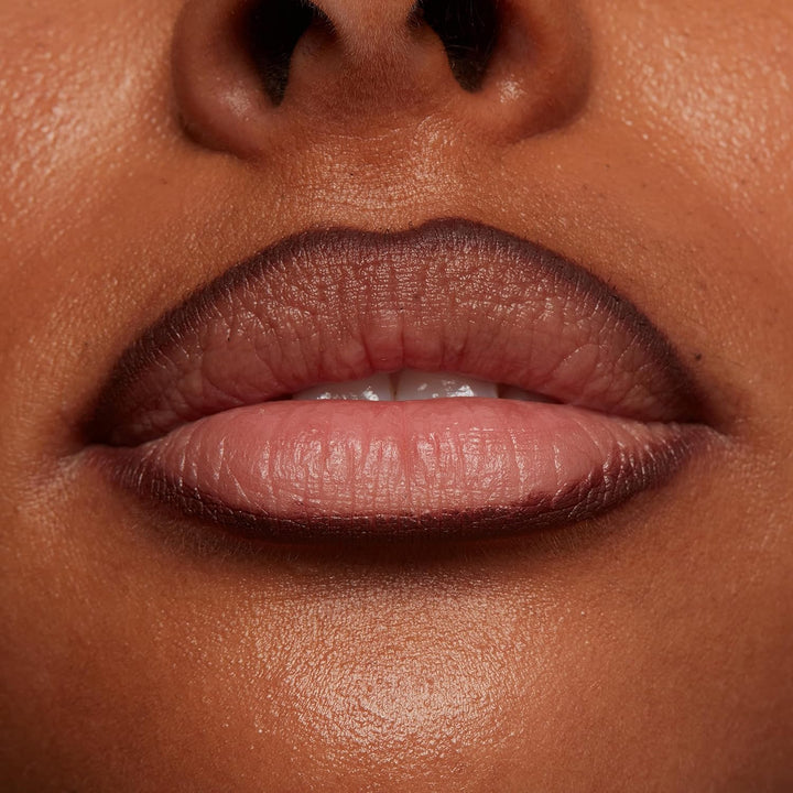 Line Loud Lip Liner, Longwear and Pigmented Lip Pencil with Jojoba Oil & Vitamin E - Rebel Kind (Chocolate Brown)