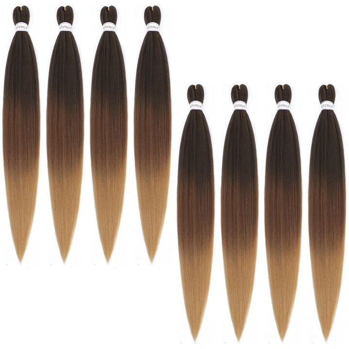 Purple Braiding Hair Pre Stretched Long Braid 30 Inch 2 Packs Professional Braiding Hair Extensions Synthetic Crochet Twist Braids (30 Inch, Purple)